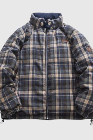 Style Core Aesthetics, New Style Trends Reversible Sporty Casual Padded Jacket