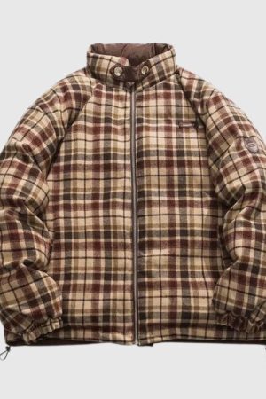 Style Core Aesthetics, New Style Trends Reversible Sporty Casual Padded Jacket