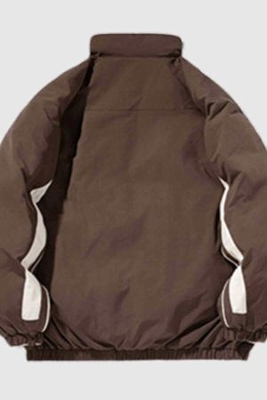 Style Core Aesthetics, New Style Trends Reversible Two-Tone Puffer Jacket