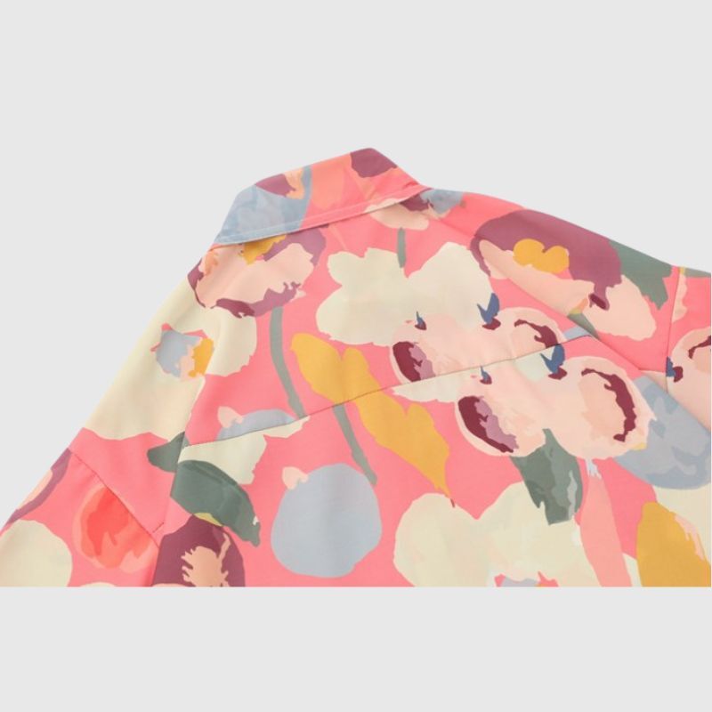 Style Core Aesthetics, New Style Trends Rose Contrast Cotton Shirts Style Core Aesthetics, New Style Trends Rose Contrast Cotton Shirts