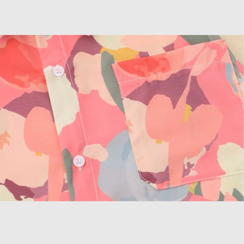 Style Core Aesthetics, New Style Trends Rose Contrast Cotton Shirts Style Core Aesthetics, New Style Trends Rose Contrast Cotton Shirts