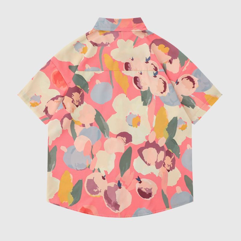 Style Core Aesthetics, New Style Trends Rose Contrast Cotton Shirts Style Core Aesthetics, New Style Trends Rose Contrast Cotton Shirts