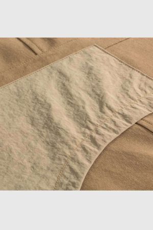 Style Core Aesthetics, New Style Trends Rustic Two-Tone Patchwork Shirt