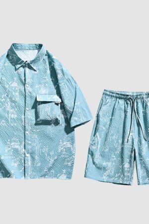 Style Core Aesthetics, New Style Trends Seersucker Casual Sets