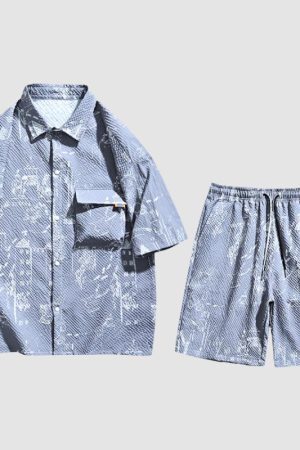 Style Core Aesthetics, New Style Trends Seersucker Casual Sets