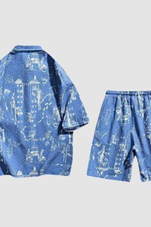 Style Core Aesthetics, New Style Trends Seersucker Casual Sets