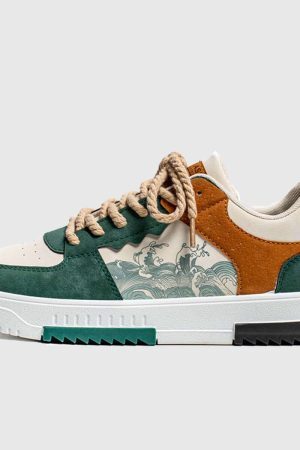 Style Core Aesthetics, New Style Trends Serene Waves Sneakers