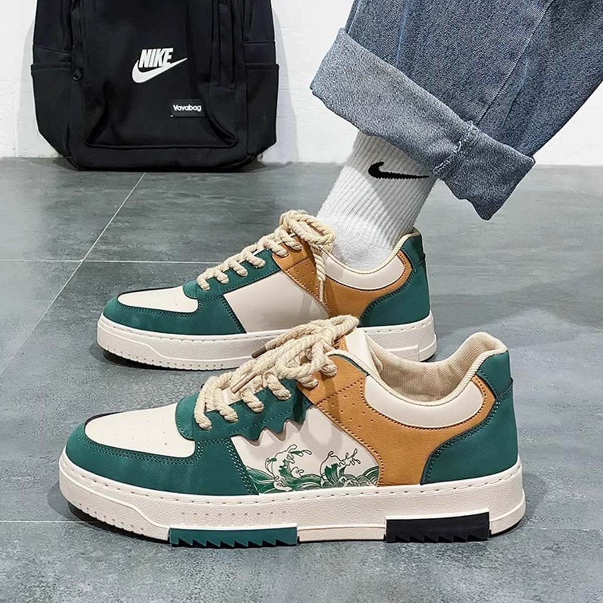 Style Core Aesthetics, New Style Trends Serene Waves Sneakers Style Core Aesthetics, New Style Trends Serene Waves Sneakers