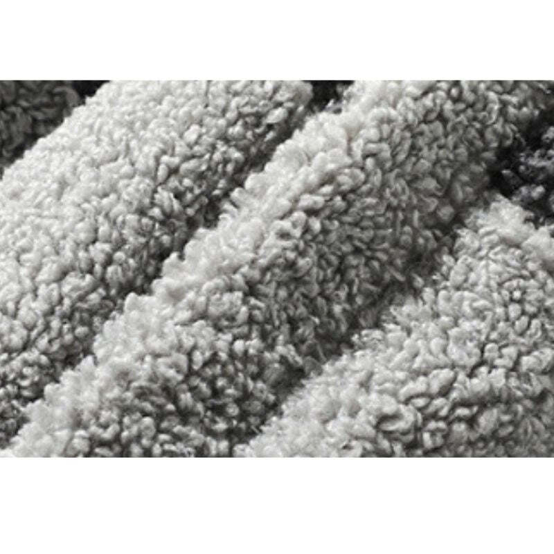 Style Core Aesthetics, New Style Trends Shearling Color-Block Collar Jacket Style Core Aesthetics, New Style Trends Shearling Color-Block Collar Jacket