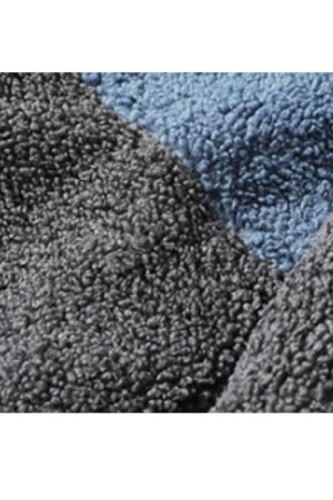 Style Core Aesthetics, New Style Trends Shearling Color-Block Collar Jacket