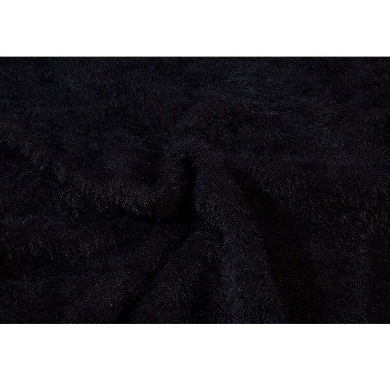 Style Core Aesthetics, New Style Trends Sheep Pattern Embroidered Mink Hair Pullover Style Core Aesthetics, New Style Trends Sheep Pattern Embroidered Mink Hair Pullover