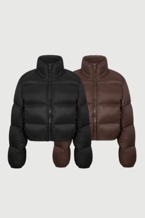 Style Core Aesthetics, New Style Trends Short Vintage Chic Down Coat