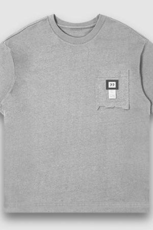 Style Core Aesthetics, New Style Trends Simple Irregular Pocket Tee