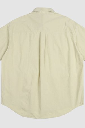 Style Core Aesthetics, New Style Trends Simple Pocket Cargo Shirts