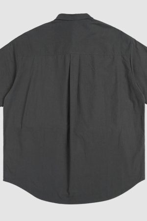 Style Core Aesthetics, New Style Trends Simple Pocket Cargo Shirts