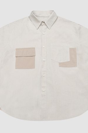 Style Core Aesthetics, New Style Trends Simple Pocket Patch Shirts
