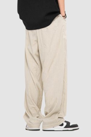 Style Core Aesthetics, New Style Trends Simple Straight Leg Yamamoto Pants