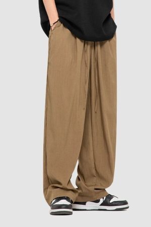 Style Core Aesthetics, New Style Trends Simple Straight Leg Yamamoto Pants