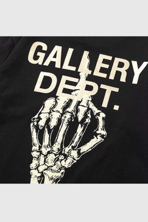 Style Core Aesthetics, New Style Trends Skeleton Graphic Print T-shirt