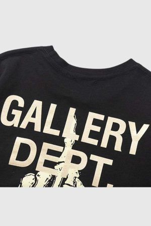 Style Core Aesthetics, New Style Trends Skeleton Graphic Print T-shirt