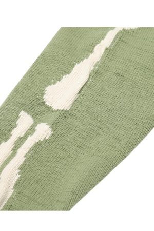 Style Core Aesthetics, New Style Trends Skeleton Print Knitted Sweater