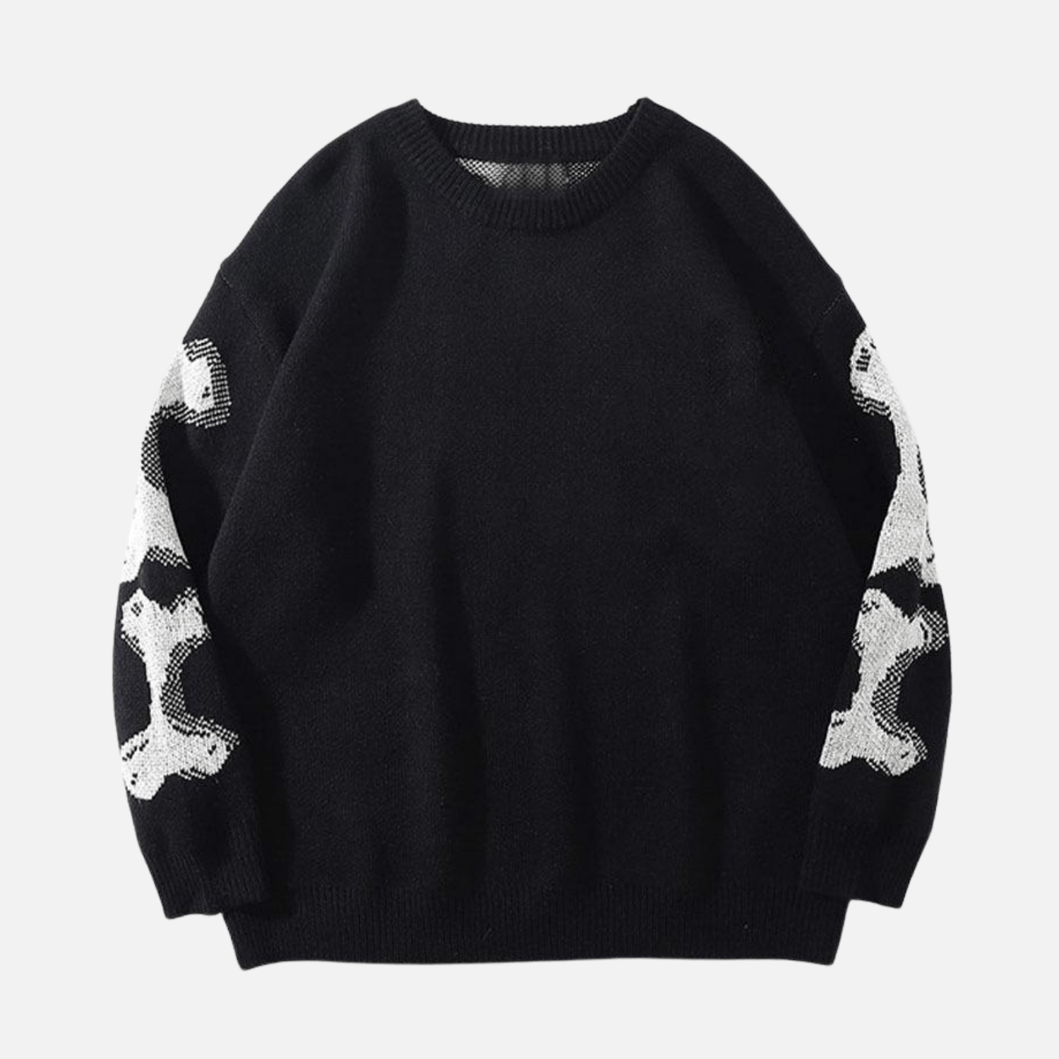 Style Core Aesthetics, New Style Trends Skeleton Print Sweater Style Core Aesthetics, New Style Trends Skeleton Print Sweater