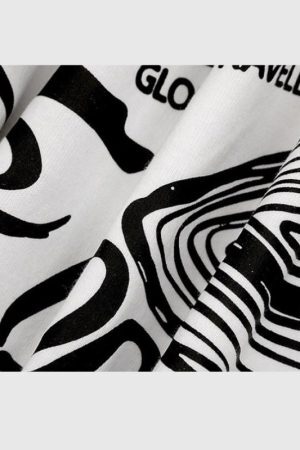 Style Core Aesthetics, New Style Trends Sketch Cotton Airplane Tee