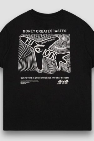 Style Core Aesthetics, New Style Trends Sketch Cotton Airplane Tee