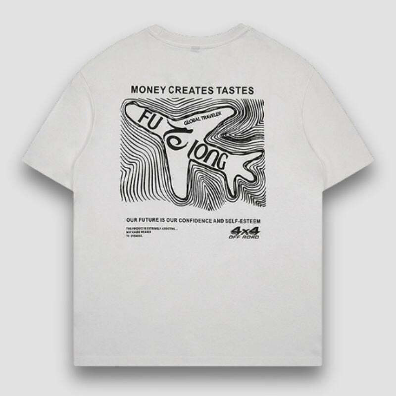 Style Core Aesthetics, New Style Trends Sketch Cotton Airplane Tee Style Core Aesthetics, New Style Trends Sketch Cotton Airplane Tee