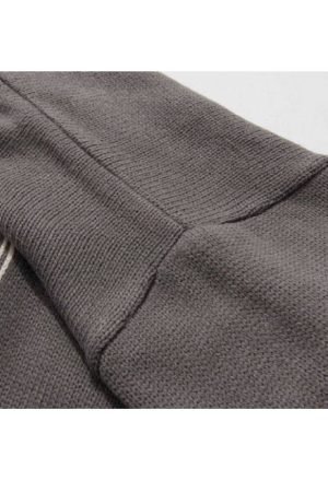 Style Core Aesthetics, New Style Trends Skull Print Ripped Sweater