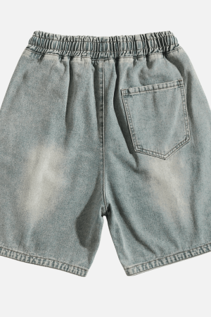 Style Core Aesthetics, New Style Trends Slit Design Washed Jorts