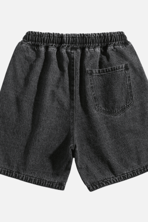 Style Core Aesthetics, New Style Trends Slit Design Washed Jorts