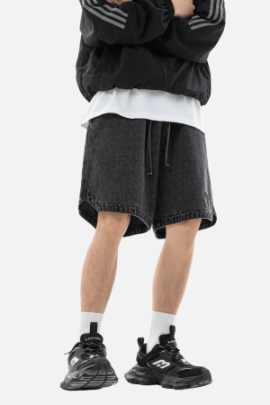 Style Core Aesthetics, New Style Trends Slit Design Washed Jorts