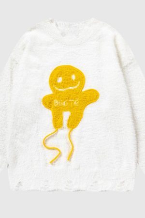 Style Core Aesthetics, New Style Trends Smiley Knit Sweater