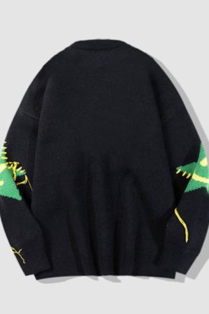 Style Core Aesthetics, New Style Trends Smiley Star Pattern Sweater