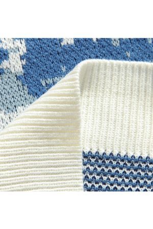 Style Core Aesthetics, New Style Trends Snow Mountain Print Sweater