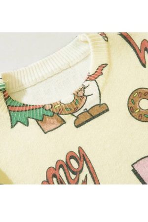 Style Core Aesthetics, New Style Trends Snowman & Tree Pattern Sweater