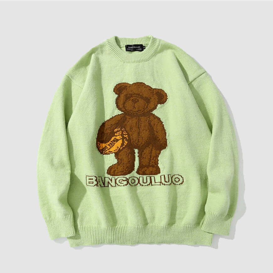 Style Core Aesthetics, New Style Trends Soccer Bear Sweater