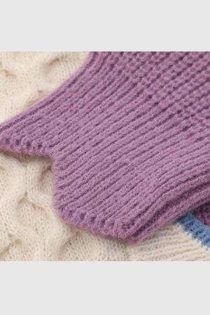 Style Core Aesthetics, New Style Trends Soft Colorblock Knit Cardigan