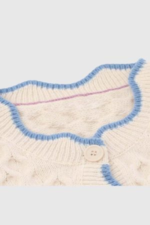 Style Core Aesthetics, New Style Trends Soft Colorblock Knit Cardigan