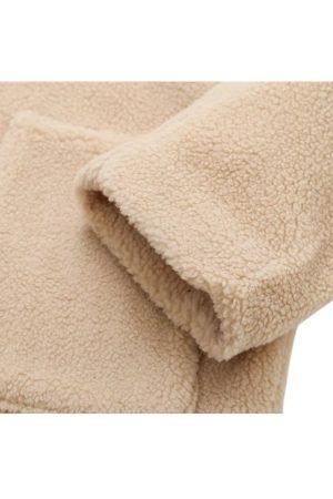 Style Core Aesthetics, New Style Trends Solid Color Berber Fleece Jacket