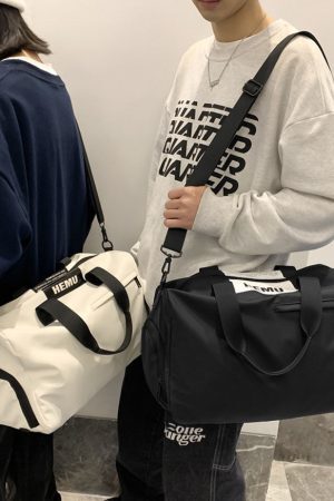 Style Core Aesthetics, New Style Trends Solid Color Gym Bag