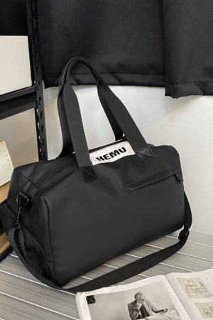 Style Core Aesthetics, New Style Trends Solid Color Gym Bag