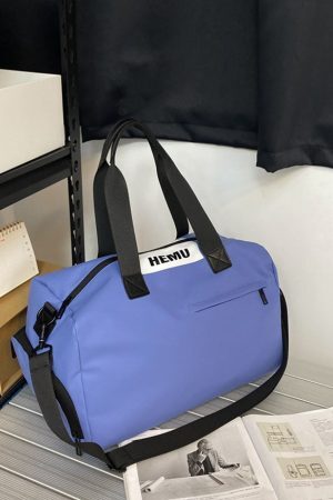 Style Core Aesthetics, New Style Trends Solid Color Gym Bag