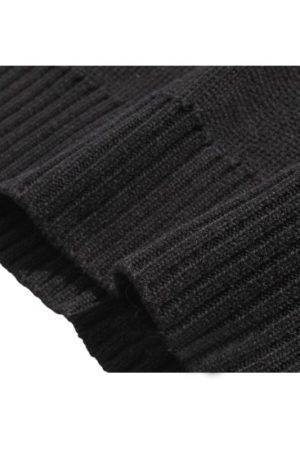 Style Core Aesthetics, New Style Trends Solid Color High Neck Knit Pullover