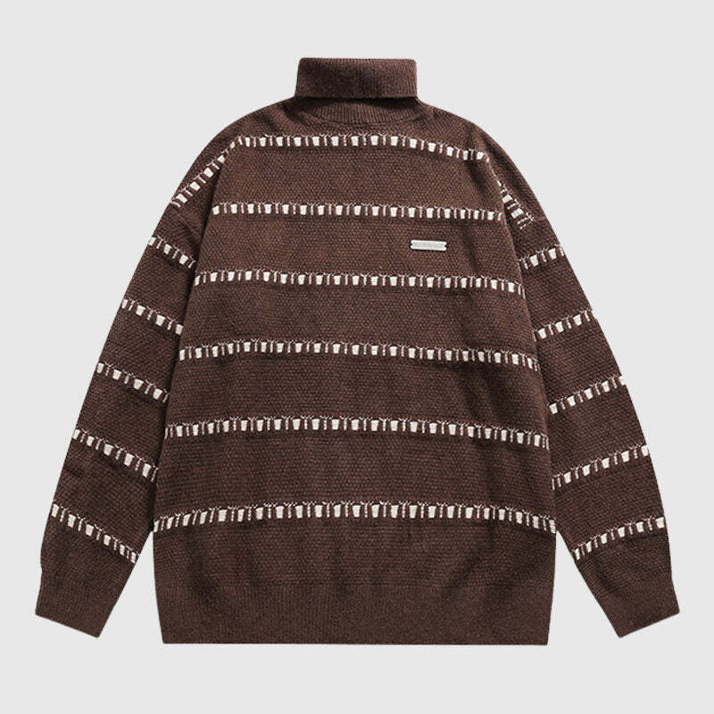 Style Core Aesthetics, New Style Trends Solid Color Stripe Knit Pullover Style Core Aesthetics, New Style Trends Solid Color Stripe Knit Pullover