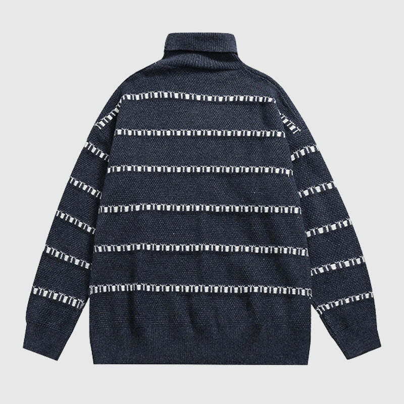 Style Core Aesthetics, New Style Trends Solid Color Stripe Knit Pullover Style Core Aesthetics, New Style Trends Solid Color Stripe Knit Pullover