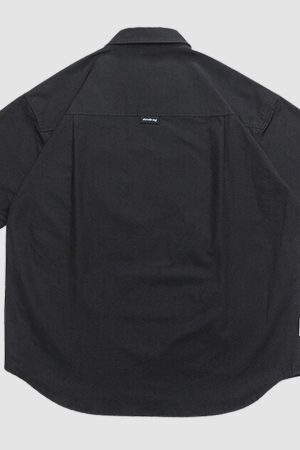 Style Core Aesthetics, New Style Trends Solid Multi-Pocket Shirts