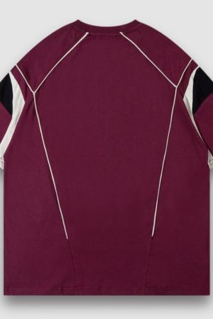 Style Core Aesthetics, New Style Trends Solid Patch Racing Tee