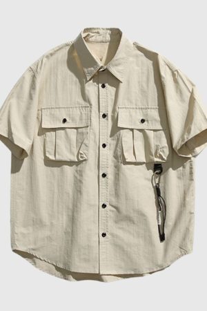 Style Core Aesthetics, New Style Trends Solid Pocket Shirts